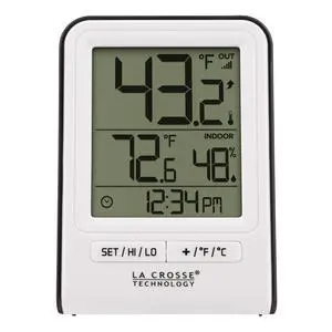 Wireless Thermometer & HI/LO records & Humidity, 330ft Wireless Thermometer & HI/LO records & Humidity, 330ft