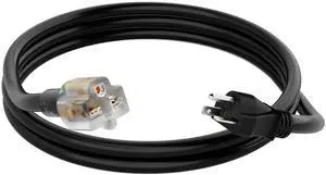 NEMA 6-20P to 6-20R/6-15R Extension Cord 3FT, 12 Gauge Heavy Duty Durable Power Cable, T-Blade Cord with LED Indicator for Indoor/Outdoor, 20 Amp, 250Volt, 12/3 AWG, ETL Listed NEMA 6-20P to 6-20R/6-15R Extension Cord 3FT, 12 Gauge Heavy Duty Durable Power Cable, T-Blade Cord with LED Indicator for Indoor/Outdoor, 20 Amp, 250Volt, 12/3 AWG, ETL Listed