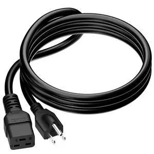 6Ft NEMA 5-15P to C19 UPS Power Cord, SJT 14AWG 20A 125V Heavy Duty Cable 6Ft NEMA 5-15P to C19 UPS Power Cord, SJT 14AWG 20A 125V Heavy Duty Cable