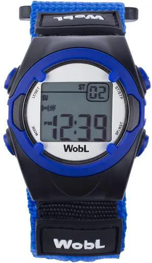 Vibrating 8-Alarm & Repeating Countdown Timer Watch for Kids & Adults, Medication/Sports/Meetings/Potty Reminders, Blue Vibrating 8-Alarm & Repeating Countdown Timer Watch for Kids & Adults, Medication/Sports/Meetings/Potty Reminders, Blue