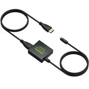eARC/ARC Audio Extractor, HDMI eARC to Optical Converter with Audio Signal Indicator & 2.1M Cable, 192kHz, Dolby 5.1 DTS 5.1, for TV to Soundbar,Wireless Headphones,Home Theater(NO CEC) eARC/ARC Audio Extractor, HDMI eARC to Optical Converter with Audio Signal Indicator & 2.1M Cable, 192kHz, Dolby 5.1 DTS 5.1, for TV to Soundbar,Wireless Headphones,Home Theater(NO CEC)