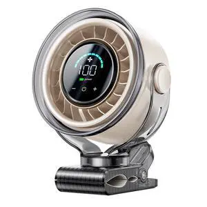 Clip on Fan, Rechargeable USB Fan with Sturdy Clamp, LED Display, 100 Speeds, 3000mAh Battery, 360° Rotation, 5.5 Inch Portable Fan for Stroller Bed Camping Treadmill Car White Clip on Fan, Rechargeable USB Fan with Sturdy Clamp, LED Display, 100 Speeds, 3000mAh Battery, 360° Rotation, 5.5 Inch Portable Fan for Stroller Bed Camping Treadmill Car White