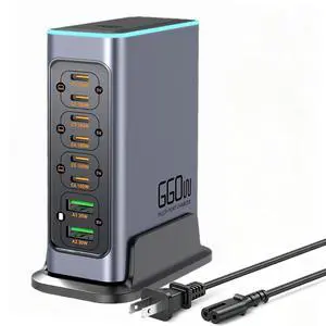 660W USB C Fast Charger Block, 8 Port GaN Charging Station, 100W PD Port Fast Charging Station for Multiple Devices,Laptop Wall Charger Compatible with MacBook, iPhone 17,iPad etc 660W USB C Fast Charger Block, 8 Port GaN Charging Station, 100W PD Port Fast Charging Station for Multiple Devices,Laptop Wall Charger Compatible with MacBook, iPhone 17,iPad etc