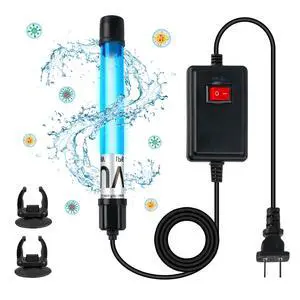 11W Aquarium UV Light for 55-150 Gallon Fish Tank Aquarium Algae Clean Light Green Machine Algae Remover (FishTankLight-11W) 11W Aquarium UV Light for 55-150 Gallon Fish Tank Aquarium Algae Clean Light Green Machine Algae Remover (FishTankLight-11W)