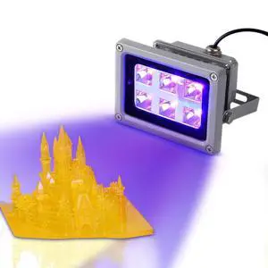 3D Printer UV Resin Curing Light for SLA/DLP/LCD 3D Printing, Solidify Photosensitive Resin, 405nm UV LED Lights with 60w Output Affect 3D Printer UV Resin Curing Light for SLA/DLP/LCD 3D Printing, Solidify Photosensitive Resin, 405nm UV LED Lights with 60w Output Affect
