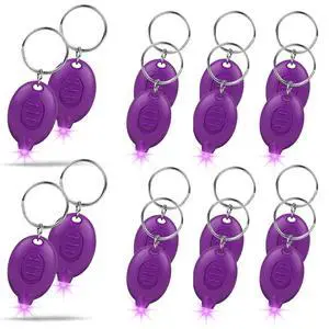 16Pcs Mini UV Keychain Flashlight Ultra Bright Small Keychain Light 16Pcs Mini UV Keychain Flashlight Ultra Bright Small Keychain Light