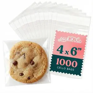 Bags With Seal (1000 Pack) - Self Sealing Cellophane Bags Bags With Seal (1000 Pack) - Self Sealing Cellophane Bags