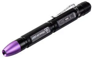 M6-UV Penlight Black Light 395nm UV LED Blacklight Ultraviolet Pen Lights for DIY Nail Art, Hotel Inspection,Fraudulent Documents and Banknotes, Pet Urine and Skin Conditions,Dye Detector M6-UV Penlight Black Light 395nm UV LED Blacklight Ultraviolet Pen Lights for DIY Nail Art, Hotel Inspection,Fraudulent Documents and Banknotes, Pet Urine and Skin Conditions,Dye Detector