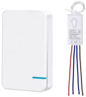 Wireless Light Switch Kit, 1969ft Max Remote Control, Waterproof Wireless Light Switch Kit, 1969ft Max Remote Control, Waterproof