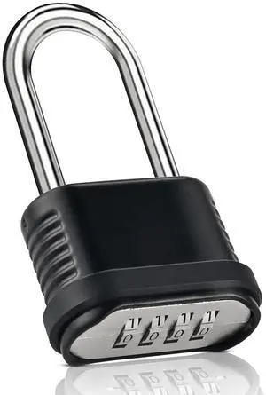 4 Digit Heavy Duty Combination Lock - 105mm Long Shackle Weatherproof 4 Digit Heavy Duty Combination Lock - 105mm Long Shackle Weatherproof
