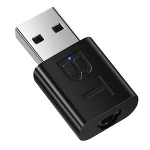 2-in-1 Bluetooth 5.0 USB & 3.5mm AUX Audio Adapter - Wireless Bluetooth Transmitter & Receiver for Car, Home Stereo, PC, Speake 2-in-1 Bluetooth 5.0 USB & 3.5mm AUX Audio Adapter - Wireless Bluetooth Transmitter & Receiver for Car, Home Stereo, PC, Speake