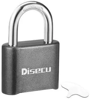 1 Pack disecu Heavy Duty 4 Digit Combination Lock, Anti-Error Feature, Outdoor Waterproof Padlock for School Gym Locker, Fence, Gate, Hasp Storage, Toolbox (Gun Black) 1 Pack disecu Heavy Duty 4 Digit Combination Lock, Anti-Error Feature, Outdoor Waterproof Padlock for School Gym Locker, Fence, Gate, Hasp Storage, Toolbox (Gun Black)