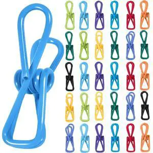 30 Pcs Colorful Chip Bag Clips Utility 2.2 Inch PVC Coated Steel Clothespins Snack Food Package Sealer Paper Holder Clothesline Clip Multipurpose for Clothes Laundry Hanging Kitchen Office 30 Pcs Colorful Chip Bag Clips Utility 2.2 Inch PVC Coated Steel Clothespins Snack Food Package Sealer Paper Holder Clothesline Clip Multipurpose for Clothes Laundry Hanging Kitchen Office
