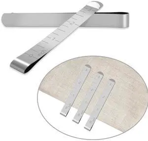 5Pcs Sewing Clips,Stainless Steel Hemming Clips with 3 Inch Scale Sewing Ruler Metal Sewing Clip for Fabric and Quilting Pinning and Marking Accessories Sewing Supplies 5Pcs Sewing Clips,Stainless Steel Hemming Clips with 3 Inch Scale Sewing Ruler Metal Sewing Clip for Fabric and Quilting Pinning and Marking Accessories Sewing Supplies