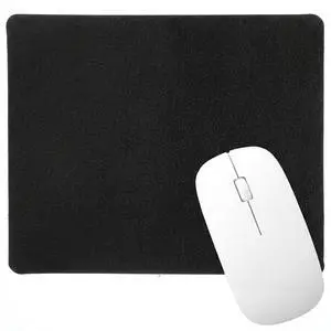 Black Thin Mouse Pad, 10x8inch Non Slip Mousemat Black Thin Mouse Pad, 10x8inch Non Slip Mousemat