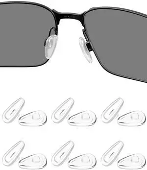 6 Pairs Replacement Nose Pads Nose Pieces for Oakley Socket 5.5 OX3218|Socket 5.0 OX3217|Socket Ti OX5019|Steel Plate OX3222|Contrail OO4147|Lizard OX5113 OX5120 Sunglasses | Eyeglasses 6 Pairs Replacement Nose Pads Nose Pieces for Oakley Socket 5.5 OX3218|Socket 5.0 OX3217|Socket Ti OX5019|Steel Plate OX3222|Contrail OO4147|Lizard OX5113 OX5120 Sunglasses | Eyeglasses