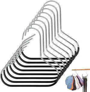 8pcs Black Baseball Caps Organizer for Closet 8pcs Black Baseball Caps Organizer for Closet