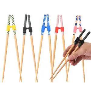 5 Pairs Reusable Learning Chopsticks, Children And Adults Training Chopsticks Set , With Assistant Trainer, Suitable For Beginners, Easy To Hold,Dishwasher Washable (8.86 Inches) 5 Pairs Reusable Learning Chopsticks, Children And Adults Training Chopsticks Set , With Assistant Trainer, Suitable For Beginners, Easy To Hold,Dishwasher Washable (8.86 Inches)