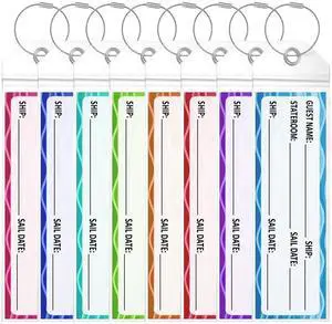 8 Pack Cruise Tag Holders for Luggage, Cruise Luggage Tag Holders 8 Pack Cruise Tag Holders for Luggage, Cruise Luggage Tag Holders