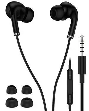 Samsung Earbuds Wired, 3.5mm Headphones with Mic, in-Ear Ear Buds for Apple Samsung Earbuds Wired, 3.5mm Headphones with Mic, in-Ear Ear Buds for Apple