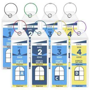Celebrity Cruise Luggage Tag Holders, 8 Pack Waterpoof Clear Cruise Luggage Tag Holder for Royal Caribbean & Celebrity Cruise Ships Essentials Must Haves 2025-2026 (8 Pcs with 7 Colors) Celebrity Cruise Luggage Tag Holders, 8 Pack Waterpoof Clear Cruise Luggage Tag Holder for Royal Caribbean & Celebrity Cruise Ships Essentials Must Haves 2025-2026 (8 Pcs with 7 Colors)
