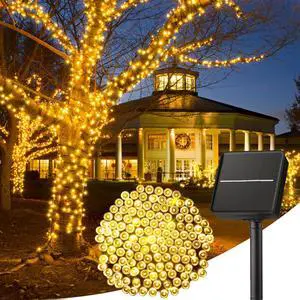 Solar String Lights Outdoor Waterproof, 40 FT 100 LED Outdoor Light Solar String Lights Outdoor Waterproof, 40 FT 100 LED Outdoor Light