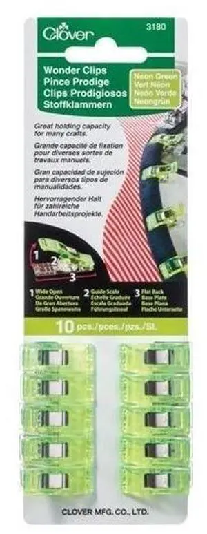 Quilting-Hoops, Neon Green Quilting-Hoops, Neon Green