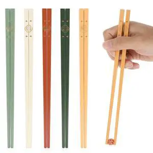 5 Pairs Reusable Chopsticks - 9.45 Inch Chopsticks Dishwasher Safe 5 Pairs Reusable Chopsticks - 9.45 Inch Chopsticks Dishwasher Safe