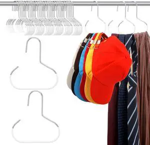 12 Pcs Scarf Hangers for Closet Metal Belt Ring Hanger Scarf Organizer Storage Holders with Grip Coating for Ties Scarves Belts Tank Tops Hat Hooks (White) 12 Pcs Scarf Hangers for Closet Metal Belt Ring Hanger Scarf Organizer Storage Holders with Grip Coating for Ties Scarves Belts Tank Tops Hat Hooks (White)
