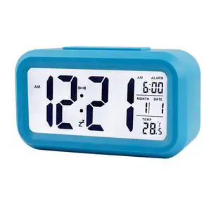 LED Digital Alarm Clock Backlight Snooze Mute Calendar Desktop Electronic Bcaklight Table Clocks Desktop Clock (Blue) LED Digital Alarm Clock Backlight Snooze Mute Calendar Desktop Electronic Bcaklight Table Clocks Desktop Clock (Blue)