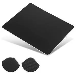 Hard Metal Mouse Pad for Desk, Aluminum Mouse Pad with Stable Rubber Base, Firm Mousepad Gaming Mousepad No Smell Waterproof Fast and Accurate Mouses Control for Travel and Home Office (Black) Hard Metal Mouse Pad for Desk, Aluminum Mouse Pad with Stable Rubber Base, Firm Mousepad Gaming Mousepad No Smell Waterproof Fast and Accurate Mouses Control for Travel and Home Office (Black)