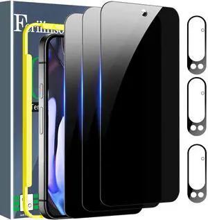 Privacy Screen Protector for Google Pixel 9 Pro XL,Tempered Glass Privacy Screen Protector for Google Pixel 9 Pro XL,Tempered Glass