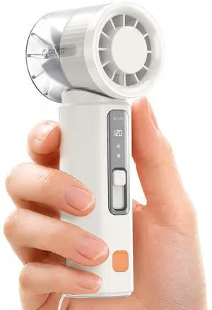 Handheld Mini Fan, Portable Fan with Ice Cooling, 120 Speed Adjustable, USB-C Rechargeable Personal hand held Fan for Travel, Outdoor, Camping, Makeup, Summer Gifts -MiFan White Handheld Mini Fan, Portable Fan with Ice Cooling, 120 Speed Adjustable, USB-C Rechargeable Personal hand held Fan for Travel, Outdoor, Camping, Makeup, Summer Gifts -MiFan White