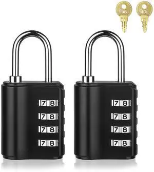 Combination Lock Outdoor with Key Outdoor Waterproof 2 pcs Locks Combination Lock Outdoor with Key Outdoor Waterproof 2 pcs Locks