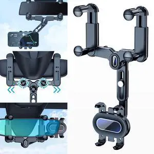 Phone Mount for Car, 360° Rotatable and Retractable Car Phone Holder Mount Phone Mount for Car, 360° Rotatable and Retractable Car Phone Holder Mount