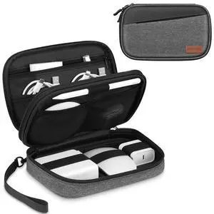 Travel Electronic Bag, Double Layer Cable Organizer Storage Case Travel Electronic Bag, Double Layer Cable Organizer Storage Case
