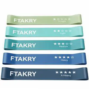 Resistance Bands for Working Out, Exercise Bands with 5 Resistance Levels, Natural Latex Resistance Bands Designed for Home Fitness, Strength Training and Flexibility Exercises (Blue) Resistance Bands for Working Out, Exercise Bands with 5 Resistance Levels, Natural Latex Resistance Bands Designed for Home Fitness, Strength Training and Flexibility Exercises (Blue)