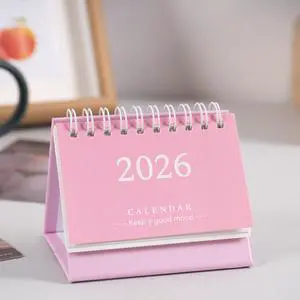 Mini Desk Stand Calendar 2026, Small 2025-2026 Desktop Standing Monthly Flip Calendar Schedule for Office School Home Classroom (Pink) Mini Desk Stand Calendar 2026, Small 2025-2026 Desktop Standing Monthly Flip Calendar Schedule for Office School Home Classroom (Pink)