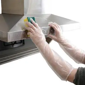 10Pcs Long Sleeve Cleaning Gloves Dressing Gutting Gloves 17.72inch 10Pcs Long Sleeve Cleaning Gloves Dressing Gutting Gloves 17.72inch