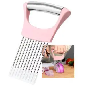 Steel Onion Holder for Slicing,Onion Slicer Holder,Kitchen Gadget Steel Onion Holder for Slicing,Onion Slicer Holder,Kitchen Gadget