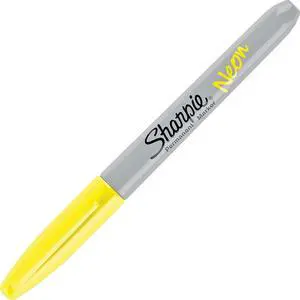 Neon Fine Point Permanent Marker, Open Stock, Yellow (1860445) Neon Fine Point Permanent Marker, Open Stock, Yellow (1860445)