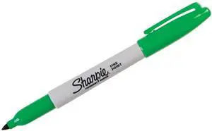 Fine Point Permanent Markers, Green, 1 Count Fine Point Permanent Markers, Green, 1 Count