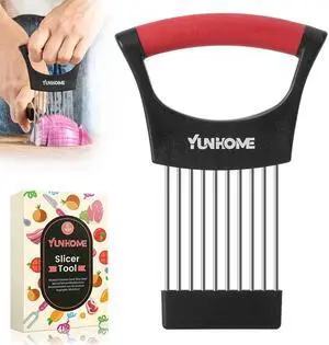 Onion Holder for Slicing | Onion Slicer Holder | Tomato Cutter for Slicing of Lemon Avocados Eggs and Fruit, Multifunctional Vegetable Chopper, Home Essentials & Kitchen Gadgets Tool for Food Prep Onion Holder for Slicing | Onion Slicer Holder | Tomato Cutter for Slicing of Lemon Avocados Eggs and Fruit, Multifunctional Vegetable Chopper, Home Essentials & Kitchen Gadgets Tool for Food Prep