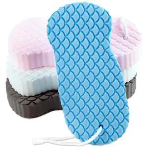 4-Pack Exfoliating Bath Sponges Super Soft Shower Sponge Set for Adults & Kids, Gentle Dead Skin Remover, Assorted Colors (Pink, Blue, White, Gray) 4-Pack Exfoliating Bath Sponges Super Soft Shower Sponge Set for Adults & Kids, Gentle Dead Skin Remover, Assorted Colors (Pink, Blue, White, Gray)