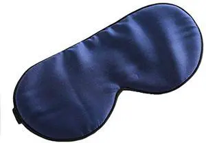 Silk Eye Mask with Adjustable Strap, Satin Blackout Sleeping Mask for Men&Women, Comfortable Blindfold Eyeshade for Night Sleep(Blue) Silk Eye Mask with Adjustable Strap, Satin Blackout Sleeping Mask for Men&Women, Comfortable Blindfold Eyeshade for Night Sleep(Blue)