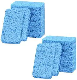 12 - Pack Non-Scratch Scrub Sponges - Sponges for Dishes and Washing Dishes, Cleaning Sponges for Kitchen Home Bathroom Cars, Funny Cut-Outs DIY for Kids (Blue) 12 - Pack Non-Scratch Scrub Sponges - Sponges for Dishes and Washing Dishes, Cleaning Sponges for Kitchen Home Bathroom Cars, Funny Cut-Outs DIY for Kids (Blue)
