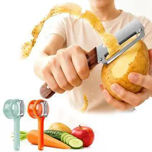 2Pack Multi Functional Vegetable Peeler with Container & Bottle Opener 2Pack Multi Functional Vegetable Peeler with Container & Bottle Opener
