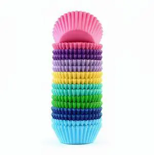 Bright Rainbow Mini Cupcake Liners Solid Colorful Paper Baking Cups, No Smell, Food Grade Grease Proof Baking Cups Paper 400 Pcs Bright Rainbow Mini Cupcake Liners Solid Colorful Paper Baking Cups, No Smell, Food Grade Grease Proof Baking Cups Paper 400 Pcs