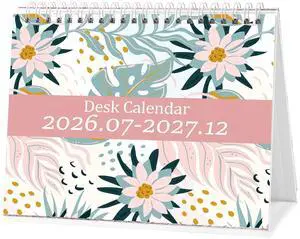 Small Desk Calendar 2026-2027, Desktop Calendar Jul.2026-Dec.2027 Small Desk Calendar 2026-2027, Desktop Calendar Jul.2026-Dec.2027