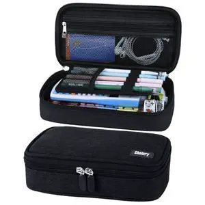 Big Capacity Pencil Case Large Pencil Bag Pouch Portable Pen Pencil Marker Cases Holder Multi Functional Office Stationery Storage Organizer Supplies Makeup Bag Men Women, Black Big Capacity Pencil Case Large Pencil Bag Pouch Portable Pen Pencil Marker Cases Holder Multi Functional Office Stationery Storage Organizer Supplies Makeup Bag Men Women, Black